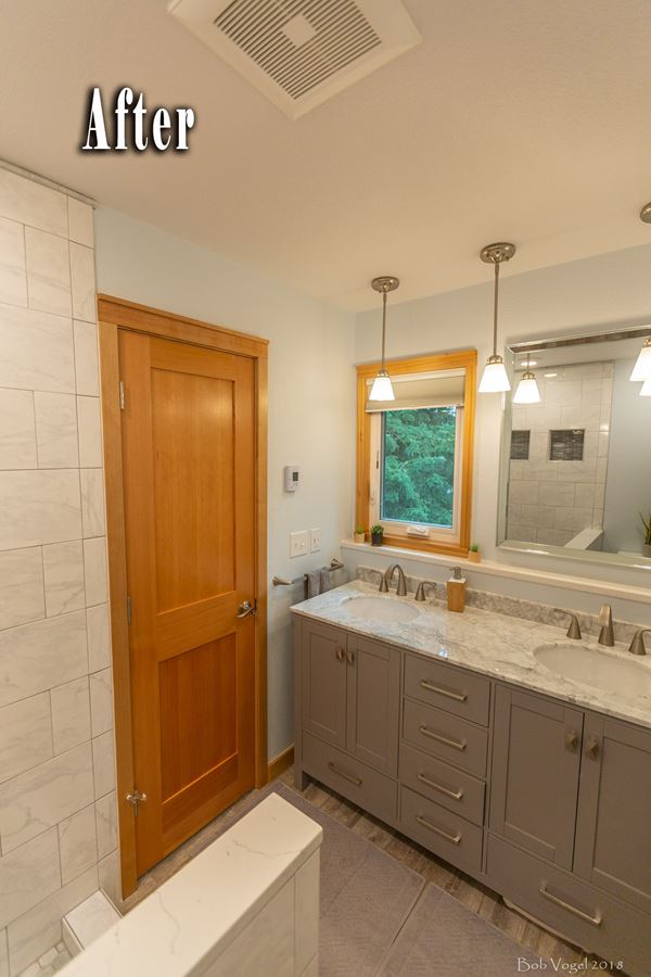 West Tree Dr. master bath remodel in anchorage
